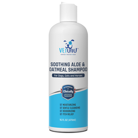 VetUAU™ Aloe & Oatmeal Shampoo for Dry Itchy Skin