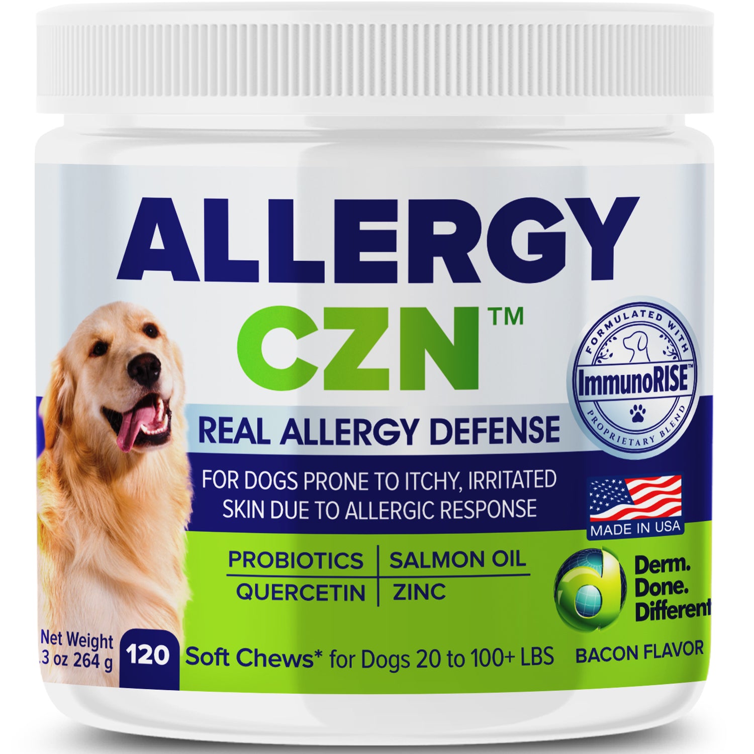 Allergy CZN™ with ImmunoRISE™ Seasonal Allergy Defense for Dogs 20 lbs and Up