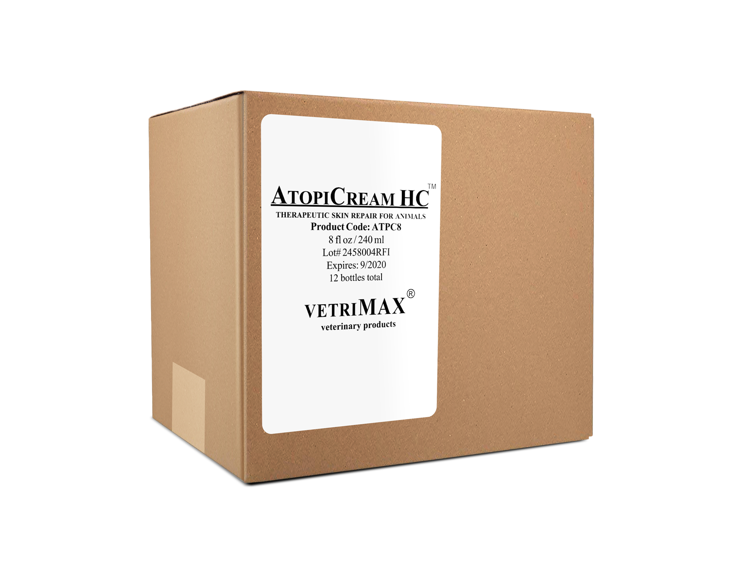 Vetrimax AtopiCream™ HC Leave-On Lotion (12ct/Case)